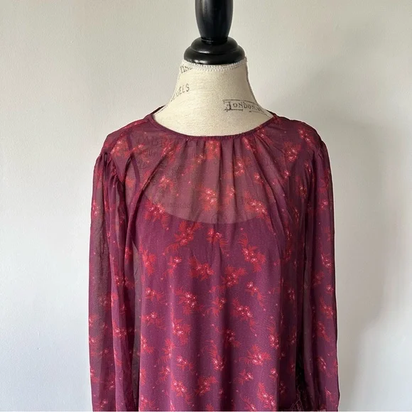 Boho Senlis Midi Floral Dress Small - Picture 3 of 16